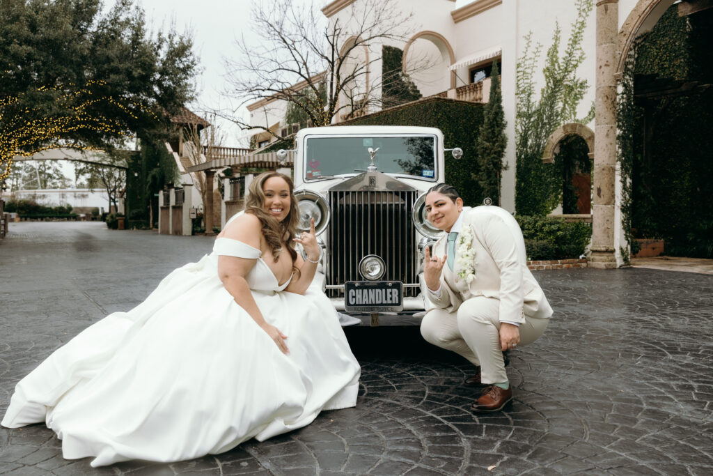 LGBT Wedding photographer in houston texas at the Bell tower on 34th Wedding venue